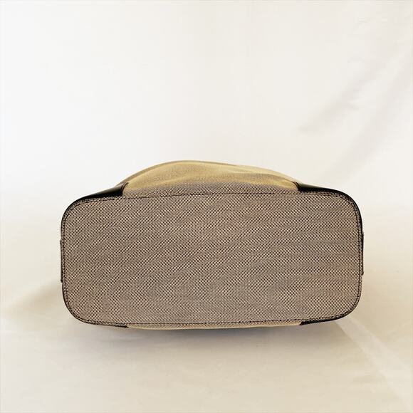 GUCCI Vintage Hard Structured Canva and Leather Shoulder Bag - Picture 11 of 15